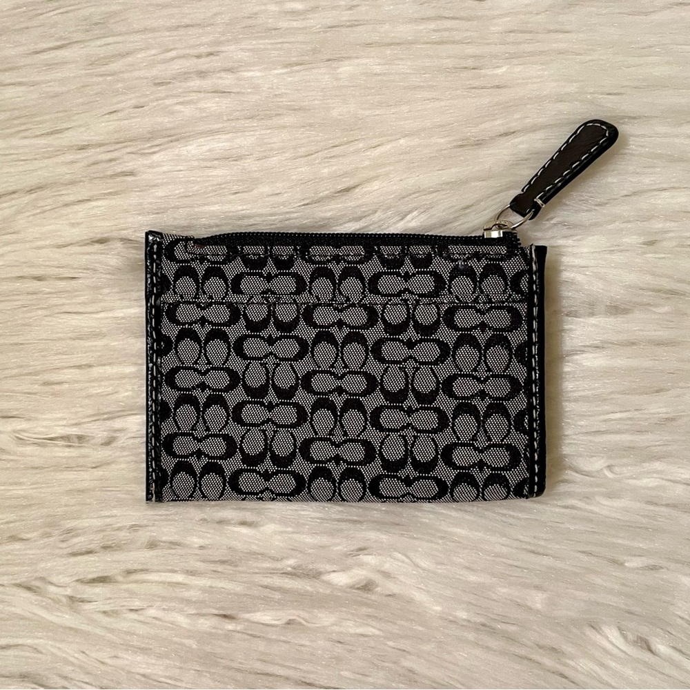 Coach Vintage Signature Keychain Cardholder Wallet
